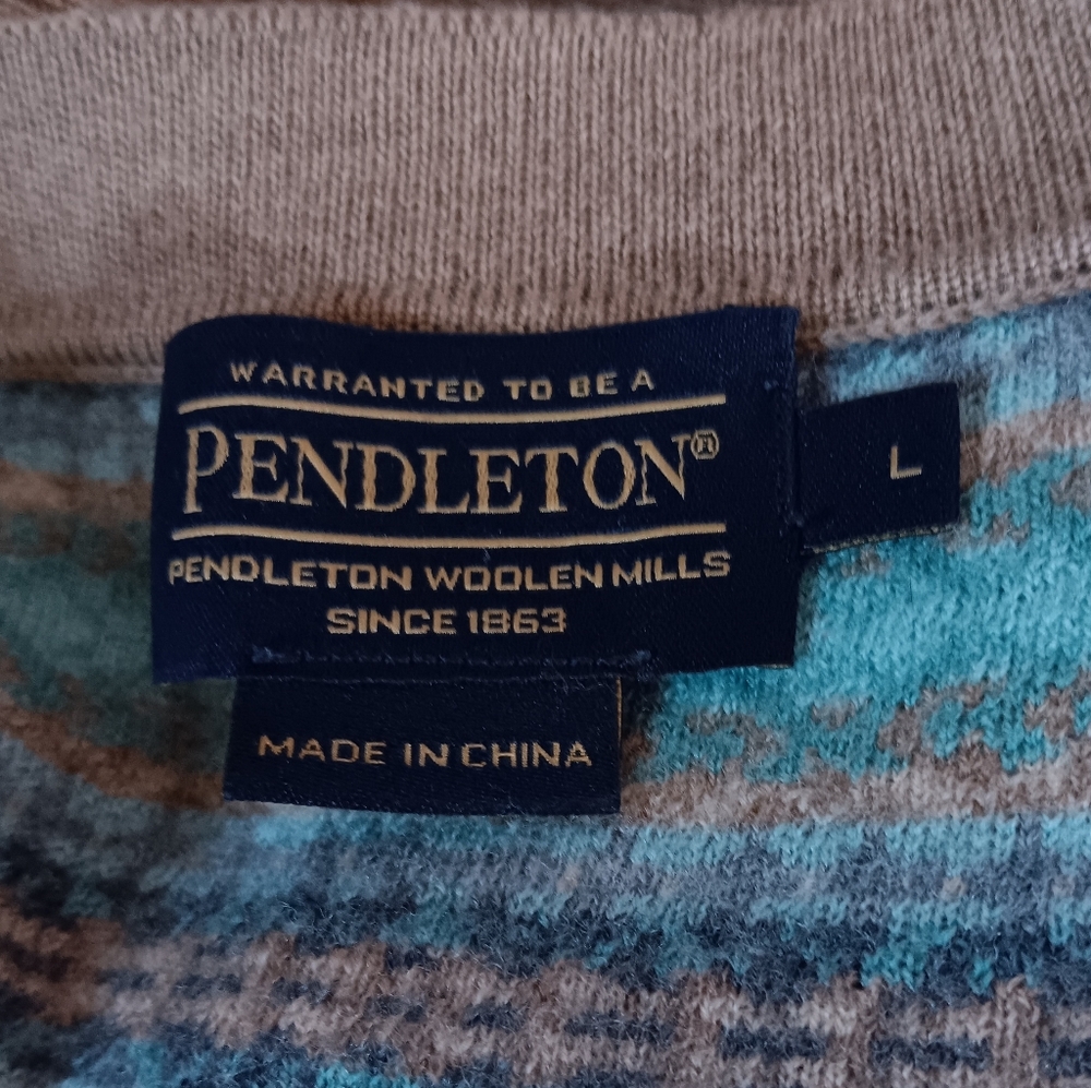 Pendleton Multicolor Striped Cardigan - Picture 3 of 3